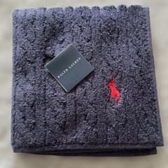 新品Polo Ralph Lauren タオルハンカチ ネイビーのサムネイル