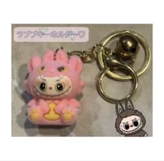 Labubu ラブブ 怪獣 bubu キーホルダー ピンクのサムネイル