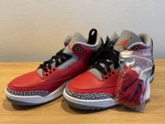 Air Jordan 3 レッド/グレー/ブラックのサムネイル