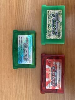 GBA ポケットモンスター エメラルド、ルビー、リーフグリーンのサムネイル