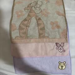 くまのプーさん ミニタオル 3枚セット ハンカチ ティガー ピグレット プー