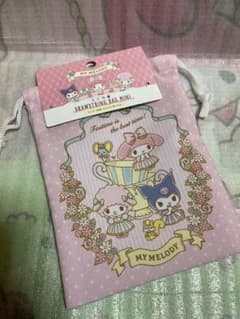 マイメロディ　クロミ　ピアノちゃん　巾着　サンリオ　ミニ巾着