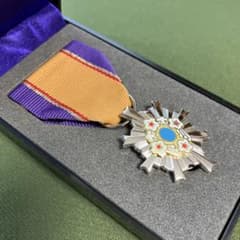 未使用　第五級防衛功労章　ミリタリー　自衛隊　勲章 防衛功労章 第5級防衛功労章 15号 防衛記念章 自衛隊 ミリタリー 略綬