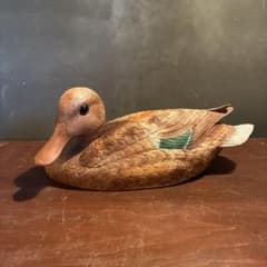 ITALY 樹脂 鴨 置物 インテリア イタリア製 カモ 鳥 - メルカリ