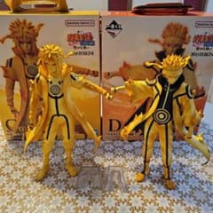 이치 반 쿠지 NARUTO 연결 생각 미나토 나루토 피규어 세트 미품