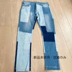 試着のみ　タグなし　EVOLUTION　パッチワーク　デニムのサムネイル