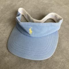 Ralph Lauren サンバイザー　水色　メンズ　Mサイズ
