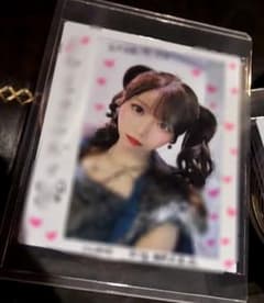 LOVE イコラブ 大谷映美里 チェキ 闇落ちウサギ衣装 ツインテール 直筆