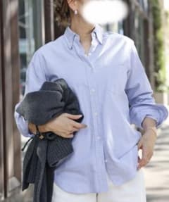 Deuxieme Classe BD LightBlue cottonshirt - メルカリ