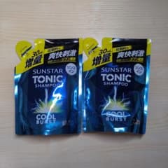 SUNSTAR TONIC SHAMPOO COOL BURST詰替え2個セットのサムネイル