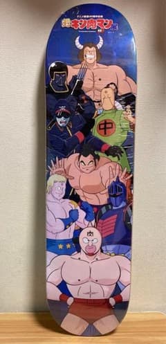 キン肉マン　スケボー　正義超人 超キン肉マン展 限定 グッズ USA製 スケートデッキ 正義超人 スケボー