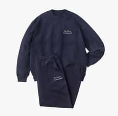 ENNOY エンノイ SWEAT SET UP (NAVY × WHITE)のサムネイル