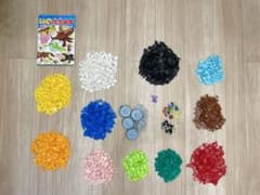 ラキューLaQ 14色！3000ピース以上！タイヤパーツ付きのサムネイル