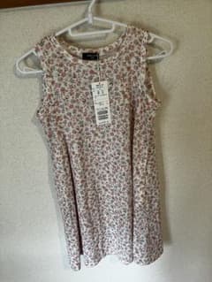 COMME CA ISM 花柄 ノースリーブワンピース 100cmのサムネイル