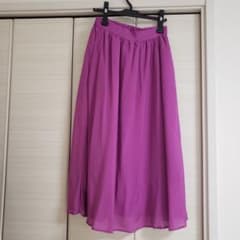 VIS ロングスカート パープルのサムネイル
