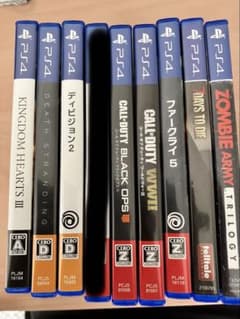 PS4 ソフト 8本セット まとめ売りのサムネイル