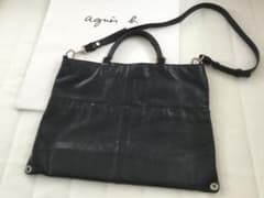アニエス・ベーの牛革トートバッグ/ショルダーバッグのサムネイル