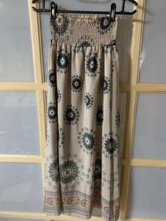《のりこ様専用》【美品】ロングスカート ジャイロホワイトのサムネイル