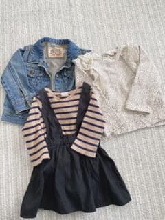春物　zara プティマイン　ワンピース　トップス　ジャケットのサムネイル