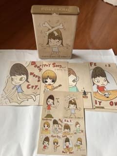 奈良美智 PRINT WORKS ポストカード10枚＋ステッカー1枚缶ケース付き 奈良美智 PRINT WORKS ポストカード10枚＋ステッカー1枚缶ケース付き