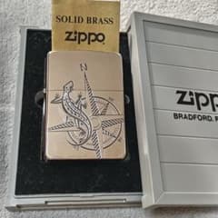 C*o様 Zippo ライター コンパス トカゲデザインのサムネイル