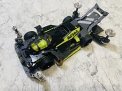 ミニ四駆　MSスギヤマ式フレキ　V字カット橋渡し　2軸ATスラダン　１軸アンカー ミニ四駆 MSスギヤマ式フレキ V字カット橋渡し 2軸ATスラダン 1軸