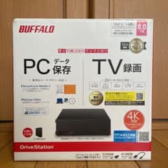 バッファロー外付けハードディスク8.0TBのサムネイル