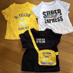 新幹線 半袖Tシャツ 3枚セット Dr.YELLOWのサムネイル