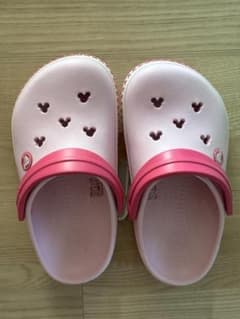 CROCS 클락스 미키 디즈니 샌들 19.5cm 핑크 J1