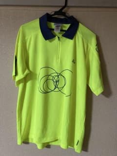 2002ワールドカップ　STEWARD ポロシャツ 蛍光イエローのサムネイル