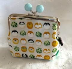 がま口ポーチ 小銭入れ ハンドメイド 訳ありのサムネイル