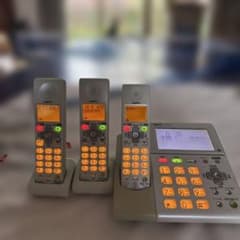 SANYO 電話機セット 子機2台付き　TEL-DJ9のサムネイル