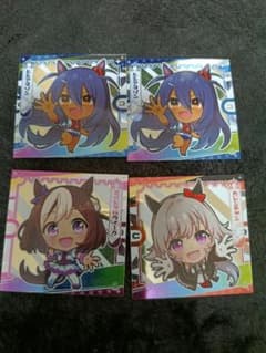 ウマ娘 プリティーダービー ステッカー 4枚セットのサムネイル