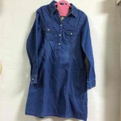 デニムワンピース  130cmのサムネイル