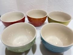 LE CREUSET ル・クルーゼ ライスボール レインボー5色セット | Mercari