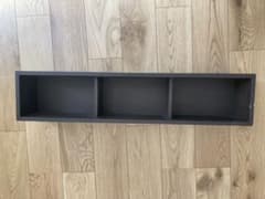 無印良品　壁に付けられる家具　箱型　ウォルナットのサムネイル