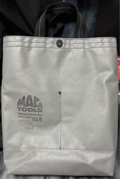 MAC TOOLS × 横濱帆布鞄 045 マックツール トートバッグ グレー - メルカリ