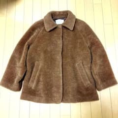 Ballsey ボールジー ウールボアステンカラーコート ブラウン 36 - メルカリ