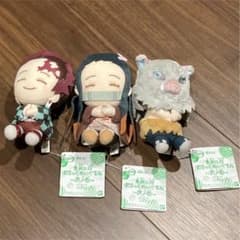 鬼滅の刃　ぽふっとぬいぐるみ　3種セットのサムネイル