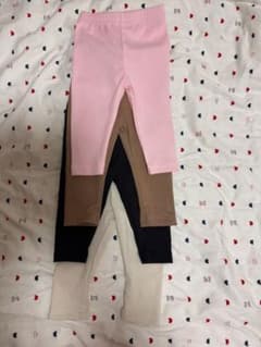キッズ リブパンツ 4枚セット 3-6Mのサムネイル