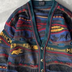 15484 EMARIO マルチカラー ウールニット カーディガン - メルカリ