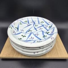 有田焼 源右衛門窯 染錦秋草絵 銘々皿5客揃 - メルカリ