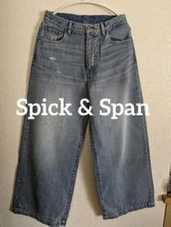 スピックアンドスパン 5 1/2 BAGGY DENIM サックスブルー29 - メルカリ