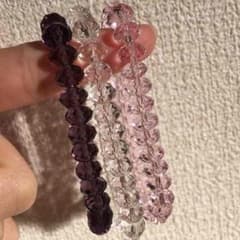 水晶ブレスレット３点セットのサムネイル