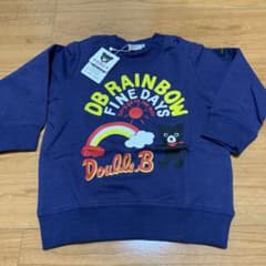 値下げ!!【新品】MIKIHOUSE DOUBLE.B 長袖トレーナー 90のサムネイル