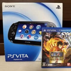 【美品】 PSVita クリスタル・ブラック 3G/Wi-Fiモデル　海賊無双2のサムネイル