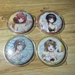 ぶいすぽ 夏コミ缶バッジ 夢野あかり 如月れん 白波らむね 英リサ 4個