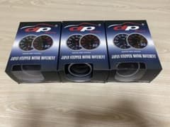 DEPO RACING DUAL 3連追加メーター　油温、油圧、水温計のサムネイル