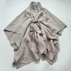 美品】アニュアンス ポンチョコート 変形 ベルト anuans きれい目 