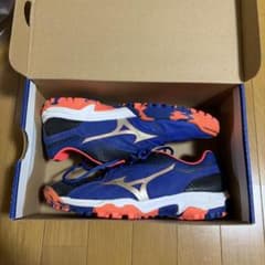 MIZUNO ハンドボールシューズ ブルー オレンジのサムネイル
